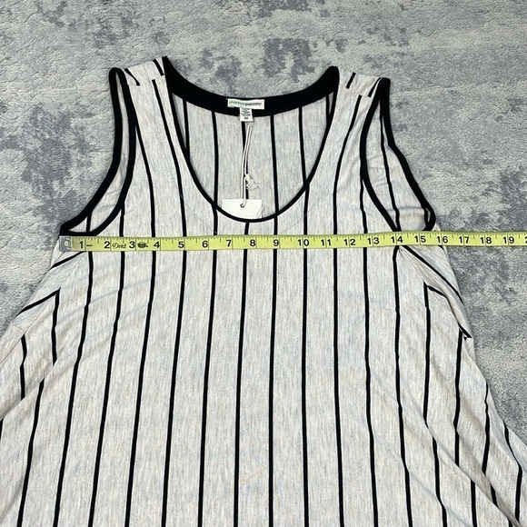 NWT Shannon Passero Stripe Lagenlook Fisher Tunic Scoop Neck Tank Top Sz M - Picture 5 of 9